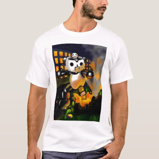 Panda Attack3 T-Shirt (Vorderseite)