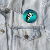 Panda auf Bambus Button (Beispiel)