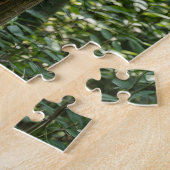 Panda auf einer Holzplattform Puzzle (Seite)