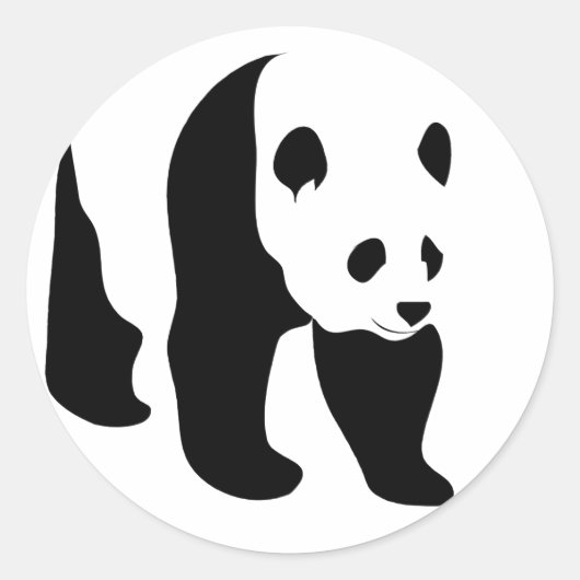 Panda! Aufkleber (Vorderseite)