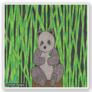 Panda - Aufkleber
