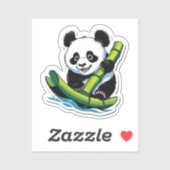 Panda-Aufkleber Aufkleber (Blatt)