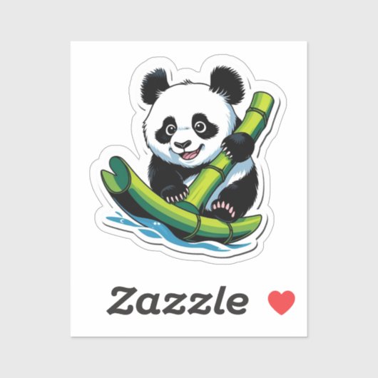 Panda-Aufkleber Aufkleber (Blatt)