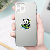 Panda-Aufkleber Aufkleber (Telefon)