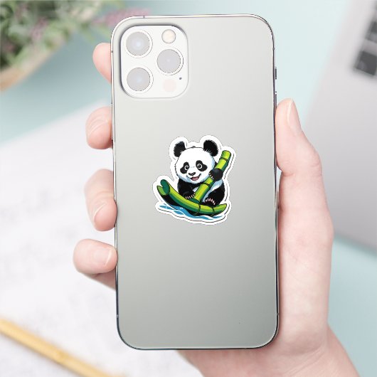 Panda-Aufkleber Aufkleber (Telefon)