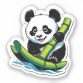 Panda-Aufkleber Aufkleber (Vorderseite)
