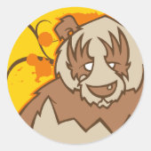 Panda-Aufkleber Runder Aufkleber (Vorderseite)