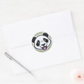 Panda-Aufkleber Runder Aufkleber (Umschlag)