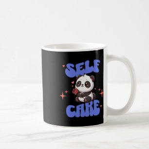 Panda-Aufkleber zur Selbstversorgung in der amerik Kaffeetasse