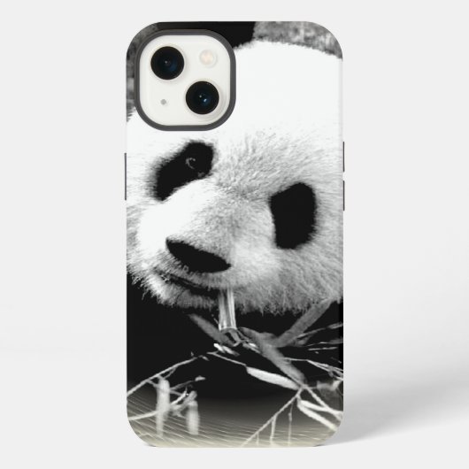 Panda-Augen iPhone Hülle (Rückseite)