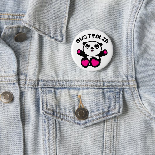 Panda Australien Button (Beispiel)