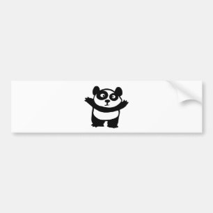 Panda Autoaufkleber