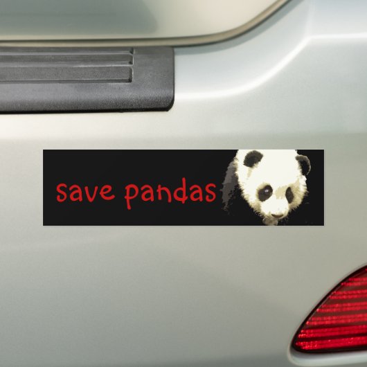 Panda Autoaufkleber (Auf Auto)
