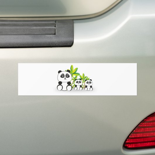 Panda Autoaufkleber (Auf Auto)