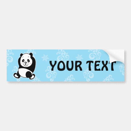 Panda-Autoaufkleber Autoaufkleber (Vorne)