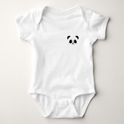 PANDA BABY BABY STRAMPLER (Vorderseite)