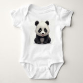 Panda Baby Bodysuit Baby Strampler (Vorderseite)