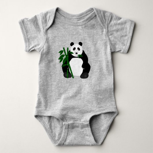 Panda Baby Bodysuit Baby Strampler (Vorderseite)