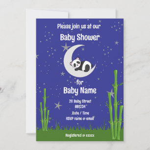 Panda-Baby-Einladung Einladung