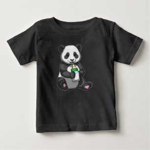 Panda Baby Flasche Milch T-shirt