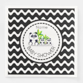 Panda Baby Showpaper Napkin Serviette (Vorderseite)