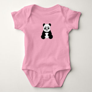 Panda Baby Strampler