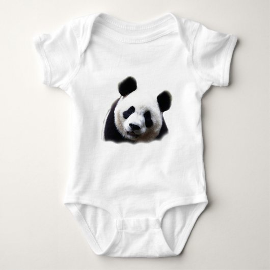 Panda Baby Strampler (Vorderseite)
