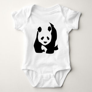 Panda Baby Strampler