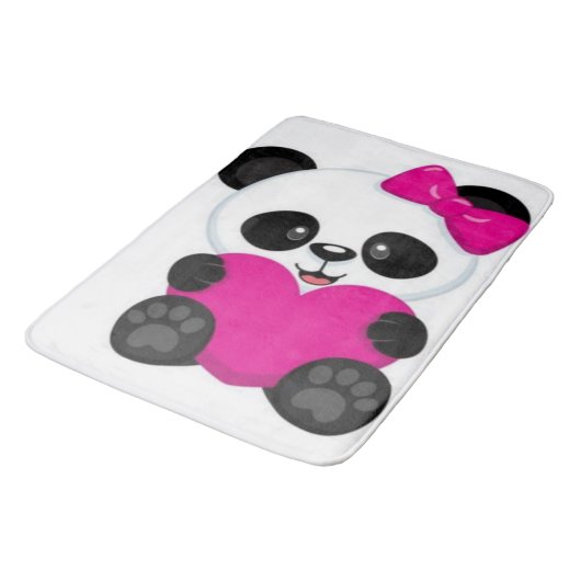 Panda Badematte (Schrägansicht)