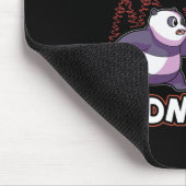 Panda Badminton I Just Liebe Pandas Mousepad (Ecke)