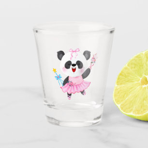 Panda Ballerina Tierliebhaber Schnapsglas