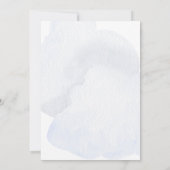 Panda Ballon Junge Babydusche Einladung (Rückseite)