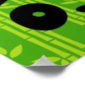 Panda_bamboo Poster (Ecke)