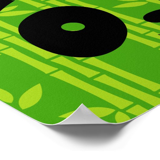 Panda_bamboo Poster (Ecke)