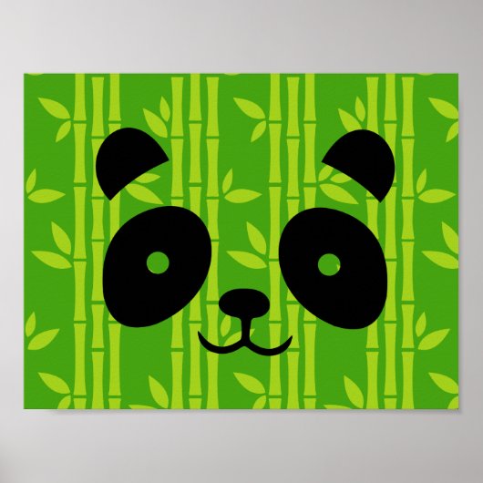 Panda_bamboo Poster (Vorne)