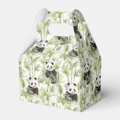 Panda-Bambus-Gefälligkeitsbox Geschenkschachtel (Vorderseite)