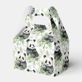 Panda-Bambus-Gefälligkeitsbox Geschenkschachtel