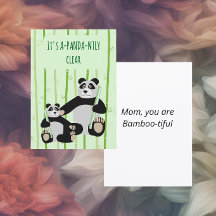 Panda Bambus Muttertag