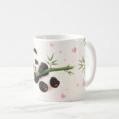 Panda & Bambus Süße Tasse (VorderseiteRechts)