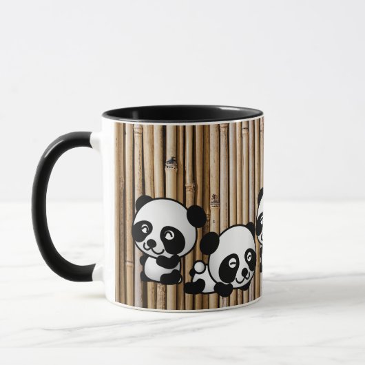 Panda-Bambuskaffee-Tasse Tasse (Links)