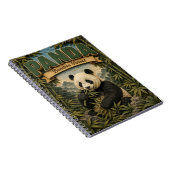 Panda-Bambuswald POPCUT Notizblock (Rechte Seite)