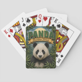 Panda-Bambuswald POPCUT Spielkarten