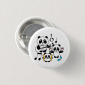 Panda Band - 1000Pandas von Amanda Roos Button (Vorne & Hinten)