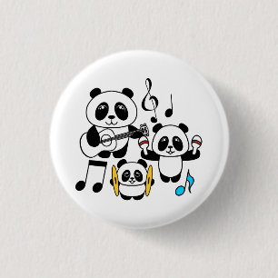 Panda Band - 1000Pandas von Amanda Roos Button