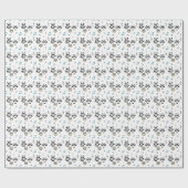 Panda Band - 1000Pandas von Amanda Roos Geschenkpapier (Flach)