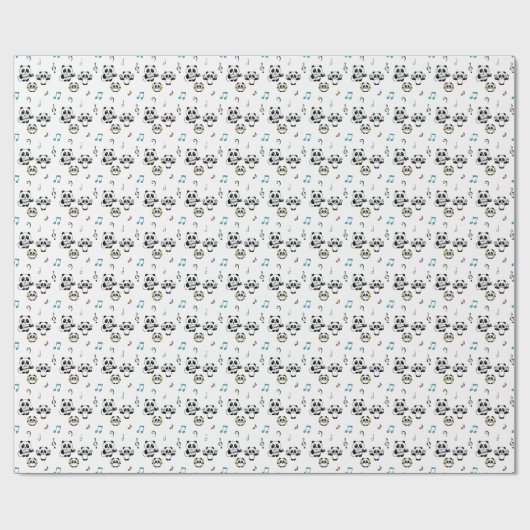 Panda Band - 1000Pandas von Amanda Roos Geschenkpapier (Flach)