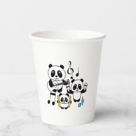 Panda Band - 1000Pandas von Amanda Roos Pappbecher