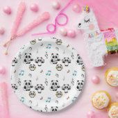 Panda Band - 1000Pandas von Amanda Roos Pappteller (Party)