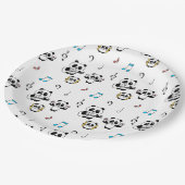 Panda Band - 1000Pandas von Amanda Roos Pappteller (Schrägansicht)