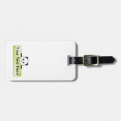 Panda Banner Gepäckanhänger (Vorderseite horizontal)